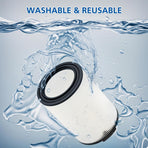 2-pack Standard Wet/dry Vac VF4000 Replacement Filter, Compatible with RIDGID Vacs 5-20 Galls Vacuum Cleaner