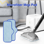 6 Pack Microfiber Pads Compatible with Dupray Neat Steam Cleaner, Durable, Reusable and Machine Washable