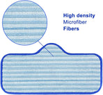 6 Pack Microfiber Pads Compatible with Dupray Neat Steam Cleaner, Durable, Reusable and Machine Washable