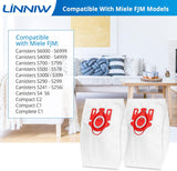 20 Pack 3D Airclean GN Vacuum Cleaner Bags and 20 Pack FJM Vacuum Bags Compatible with Miele Canister Vacuum Cleaner