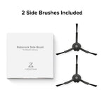 Side Brushes Replacement (2 Pieces) for S8 Pro Ultra, S7 Max Ultra, Qrevo,  Qrevo Slim, Series of S7 MaxV/S7/Q7Max/Q8 Max/S8/Q7/Q5/S6/S5/S4/E5/E4/E3/E2 Robot Vacuum Cleaner, Black