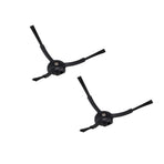 Side Brushes Replacement (2 Pieces) for S8 Pro Ultra, S7 Max Ultra, Qrevo,  Qrevo Slim, Series of S7 MaxV/S7/Q7Max/Q8 Max/S8/Q7/Q5/S6/S5/S4/E5/E4/E3/E2 Robot Vacuum Cleaner, Black