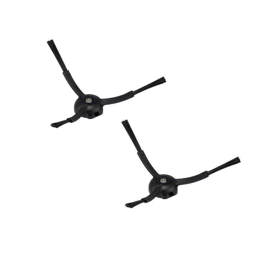 Side Brushes Replacement (2 Pieces) for S8 Pro Ultra, S7 Max Ultra, Qrevo,  Qrevo Slim, Series of S7 MaxV/S7/Q7Max/Q8 Max/S8/Q7/Q5/S6/S5/S4/E5/E4/E3/E2 Robot Vacuum Cleaner, Black