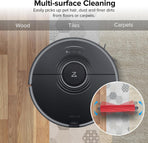 Rubber Main Brush Replacement Q Revo Series, S7 Max Ultra, QV 35A, Q7 Series Robot Vacuum