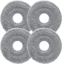 Rotating Mop Cloth for Saros 10R & Saros Z70 Robot Vacuum Cleaner, 4PCS High-Absorbency Microfiber, 200 RPM Spinning Speed, 30 Water Flow Levels