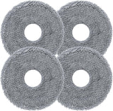 Rotating Mop Cloths for Saros 20 (4-Pack), 200 RPM Scrubbing, 30-Level Water Adjustment, Compatible with 212℉ Auto Wash & 131°F Drying, Reusable Mop Pads for Hardwood Tile Marble Carpet