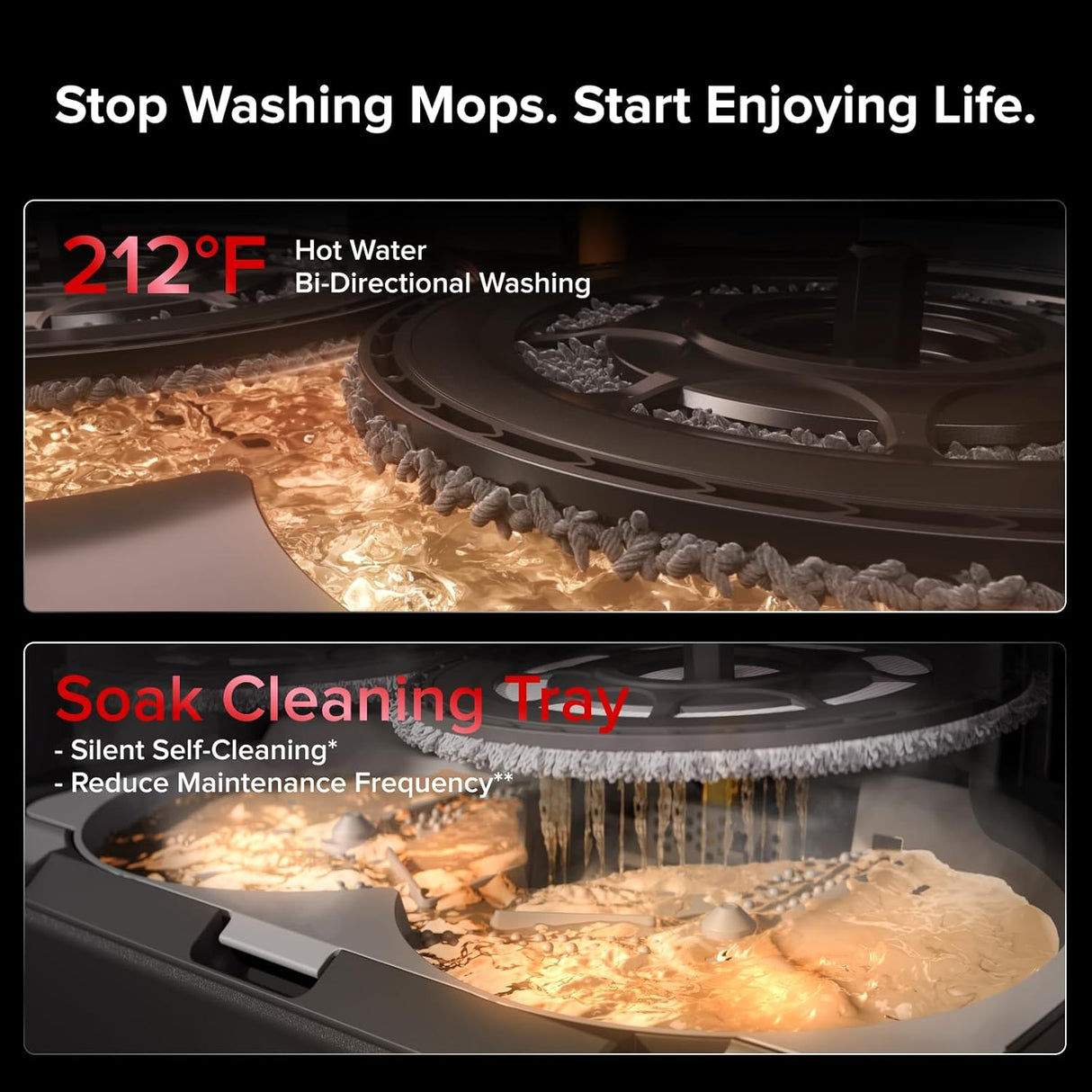 Rotating Mop Cloths for Saros 20 (4-Pack), 200 RPM Scrubbing, 30-Level Water Adjustment, Compatible with 212℉ Auto Wash & 131°F Drying, Reusable Mop Pads for Hardwood Tile Marble Carpet