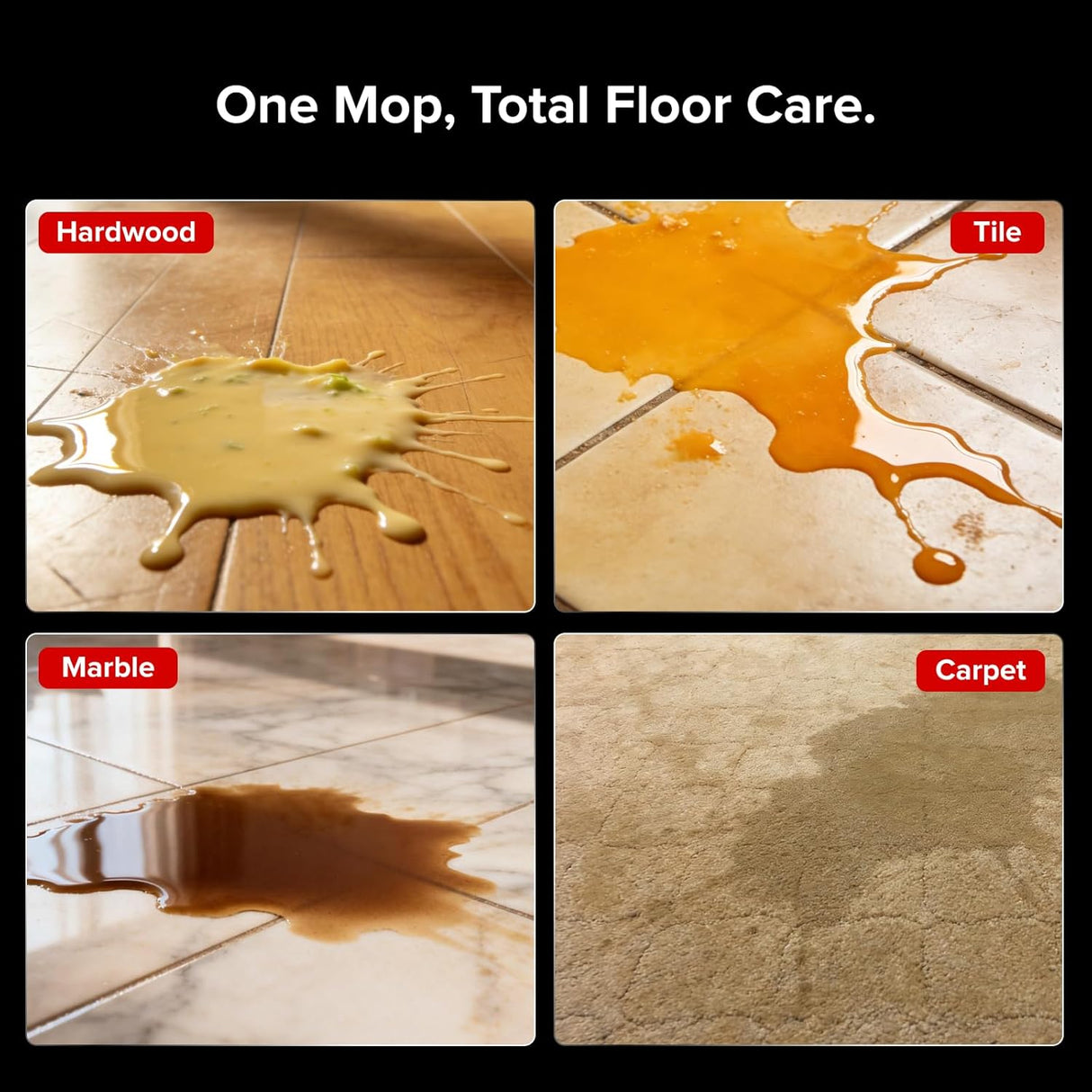 Rotating Mop Cloths for Saros 20 (4-Pack), 200 RPM Scrubbing, 30-Level Water Adjustment, Compatible with 212℉ Auto Wash & 131°F Drying, Reusable Mop Pads for Hardwood Tile Marble Carpet