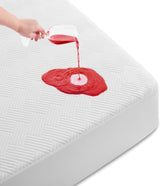 Queen Size 100% Waterproof Mattress Protector, Mattress Pad Cover Fitted 8