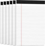 Legal Pads 8.5 x 11 White Note Pads Paper 8-1/2 x 11 Lined Paper Pad 8.5 x 11 White Legal Pad 6 Pack Notepads 8.5 x 11 Lined Writing Pads of Paper 8.5 x 11 Notepad White Paper Pads 30 Sheets/Pad