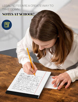 Legal Pads 8.5 x 11 White Note Pads Paper 8-1/2 x 11 Lined Paper Pad 8.5 x 11 White Legal Pad 6 Pack Notepads 8.5 x 11 Lined Writing Pads of Paper 8.5 x 11 Notepad White Paper Pads 30 Sheets/Pad