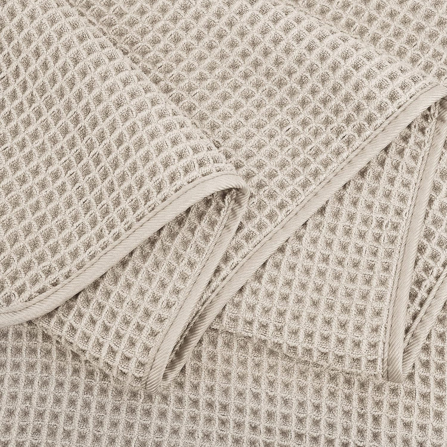 430 GSM Microfiber Oversize Quick Dry Lint Free Bath Towel, 60 x 30 in, 4 Pack (Waffle Weave)