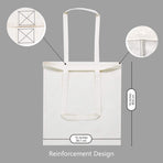 5 | 12 | 24 Pack Economical 16"x15" Cotton Tote Bag, Reusable Grocery Shopping Bags, DIY Your Creative Designs