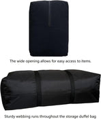 Extra Large Storage Duffle Bag for Travel, Black Oversized Giant Big Traveling Duffle Bag