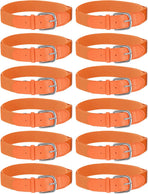 12 Pcs Baseball Belts Softball Belts Bulk for Adult and Youth Adjustable