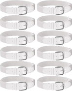 12 Pcs Baseball Belts Softball Belts Bulk for Adult and Youth Adjustable