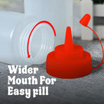 24 oz Large Condiment Squeeze Bottles for Sauces - Leak Proof - 4 Pack (XL)