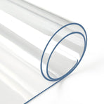 2mm Thick Clear Table Cover Protector 36 x 60 Inch, Plastic Table Cover Rectangle, PVC Clear Table Protector, Desk Protector Mat for Dining Room Table
