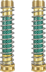 Garden Hose Protector, Hose Extension Adapter with Coil Spring, 2 Pack