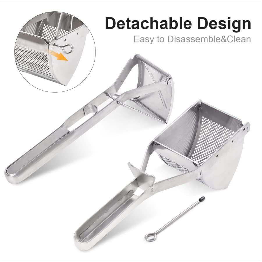 Potato Ricer,  Stainless Steel Potato Masher for Commercial and Home Use