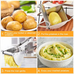 Potato Ricer,  Stainless Steel Potato Masher for Commercial and Home Use