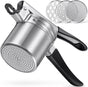 Potato Ricer,  Upgraded Stainless Steel Potato Masher with 3 Interchangeable Discs, Heavy Duty Kitchen Tool Gadget