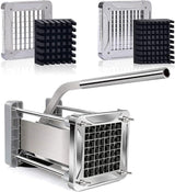 French Fry Cutter with 1/2 Inch Blade and 3/8 Inch Blade Bundle