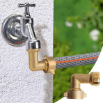 90 Degree Hose Elbow Connectors + Garden Hose Repair Kit