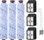 Replacements Compatible with Bissell CrossWave, 3 Multi-Surface Brush Roll 1868 + 3 Vacuum Filter 1866 Vacuum Filter, Compare to Part 1608683, 160-8683, 1608684