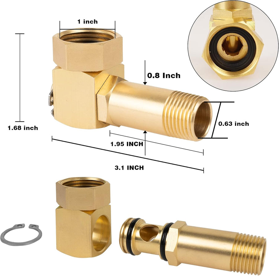 Garden Hose Quick Connect + Hose Reel Parts Fittings
