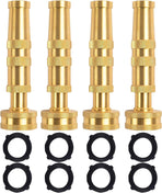 90 Degree Hose Elbow Connectors + 4" Adjustable Twist Hose Nozzle