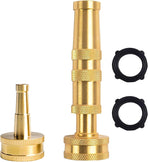 Garden Hose Quick Connect + Nozzle Twist and Nozzle Jet