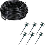 50 FT Distribution Tubing + Garden Hose Guide Spike