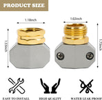 Garden Hose Repair Kit + Brass Garden Hose End Caps