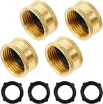 Garden Hose Repair Kit + Brass Garden Hose End Caps