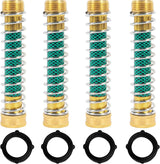 Brass Garden Hose Splitter (4 Way) + Garden Hose Protector - Rear View