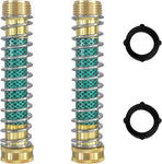 Garden Hose Protector + 4" Twist Hose Nozzle, 2" Jet Sweeper Nozzle