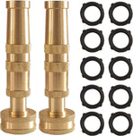 4" Twist Hose Nozzle + Garden Hose Quick Connector
