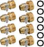 Garden Hose Repair Connector with Clamps + Hose Repair Kit