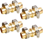 Garden Hose Repair Connector with Clamps + Hose Repair Kit