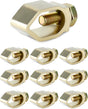 Direct Burial Ground Rod Clamp, 10 Pack 5/8" Diameter Copper Mechanical Connectors
