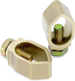 Direct Burial Ground Rod Clamp, 10 Pack 5/8" Diameter Copper Mechanical Connectors