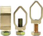 Direct Burial Ground Rod Clamp, 10 Pack 5/8" Diameter Copper Mechanical Connectors