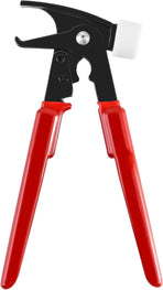 Heavy-Duty Wheel Weight Hammer Pliers, Tool for Installing and Removing Clip-On Wheel Weights, Red