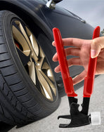 Heavy-Duty Wheel Weight Hammer Pliers, Tool for Installing and Removing Clip-On Wheel Weights, Red