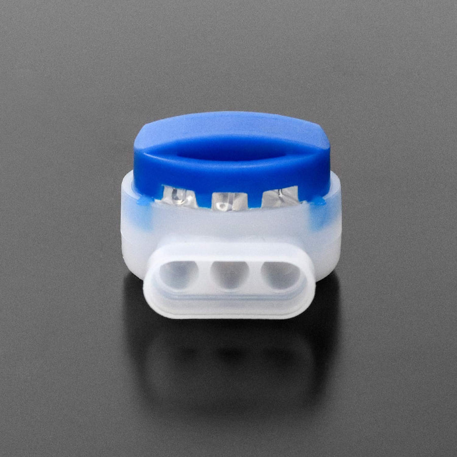 50 Pack 3 Wire Connectors Electrical IDC 314-BOX Pigtail Connectors for 22-14 AWG Cables
