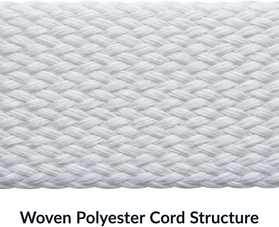 3/4" x 250' Woven Polyester Cord Strap – Strong 2400 lb Strength for Pallet, Bundling & Packaging