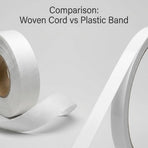 3/4" x 250' Woven Polyester Cord Strap – Strong 2400 lb Strength for Pallet, Bundling & Packaging