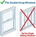 10 Pack Sliding Window Sash Locks, Cam Action White Double Hung Window Sash Lock for Vertical and Horizontal Sliding Windows