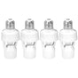 Motion Sensor Light Socket Adapter - 4 Pack E26/E27 Compatible, Adjustable Timing & Lux, Auto Motion Sensor Light Sockets Security Light Bulb Socket for Basements, Garages, Door Porch